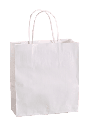 Torba papierowa biała z logo