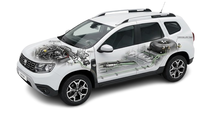 Samochód SUV po montażu instalacji OMVL – autogaz Poznań, warsztat CARMAX Szamotuły